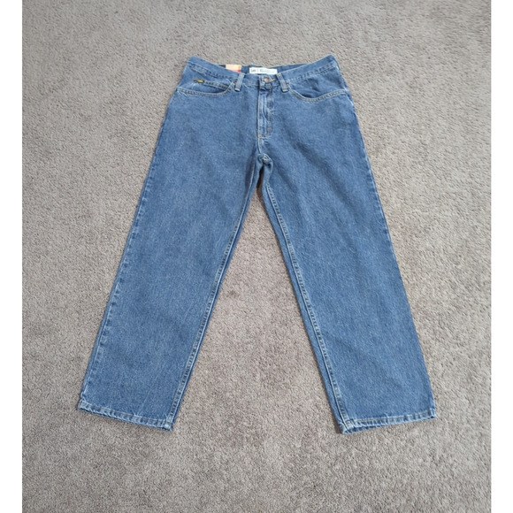 NWT Lee Men Relaxed Fit Straight Leg Comfortable All Cotton Denim Jeans 36 x 30 - Picture 1 of 3
